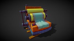 Stylized Skiver rpg, assets, creative, old, fridge, aftermath, cartony, role-playing, fortnite, substancepainter, substance, game, 3d, art, texture, lowpoly, sci-fi, stylized, fantasy