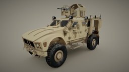 Oshkosh M-ATV MRAP truck, videogame, mine, camion, army, resistant, unreal, ranger, mina, videojuego, explosive, oshkosh, armoured, marines, blindado, protected, m-atv, unity, asset, vehicle, car, resistente
