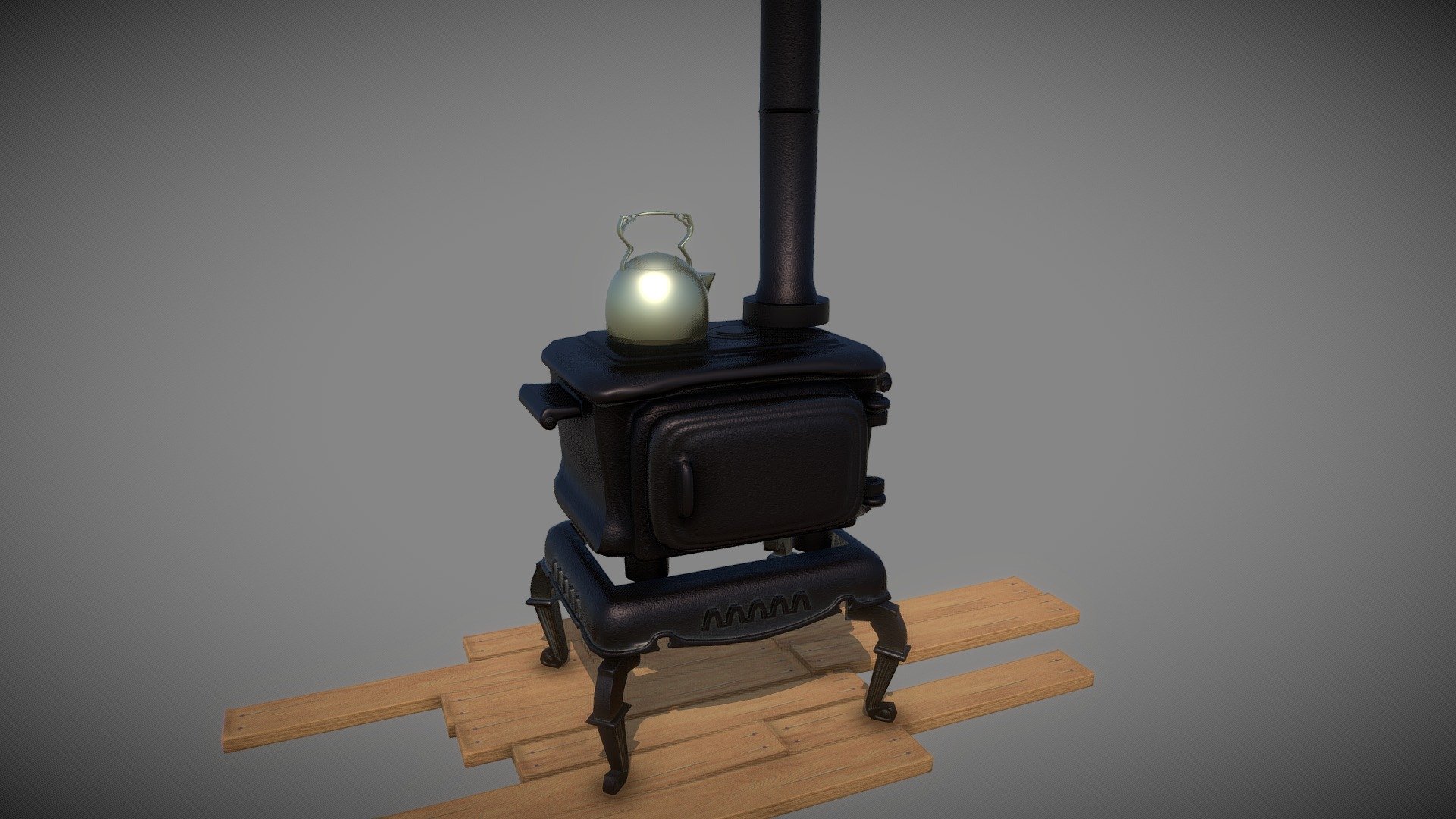 Custom Designed Furniture Prop.

Fictional antique stove oven prop I modeled from scratch with design influenced by existing victorian anitques and furnitures. I try to make the shapes unique as possible to avoid being disrespectful to any antique family crest and symbols.
The textured dirt, grime and weathering are hand placed.

&#42;For my recent professional work though we used Substance Painter/Designer for quick and precise procedural texturing .

Feel free to message me if by chance you feel that this 3d asset that I have created coincidentally looks too visually similar to any existing work or product and I will gladly change/modify/ or remove it completely 3d model