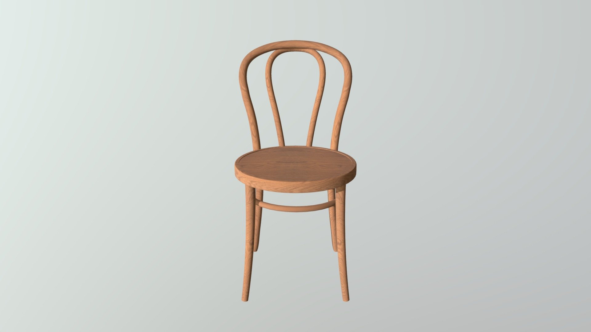 Wooden chair - chair - 3D model by JanMiske 3d model