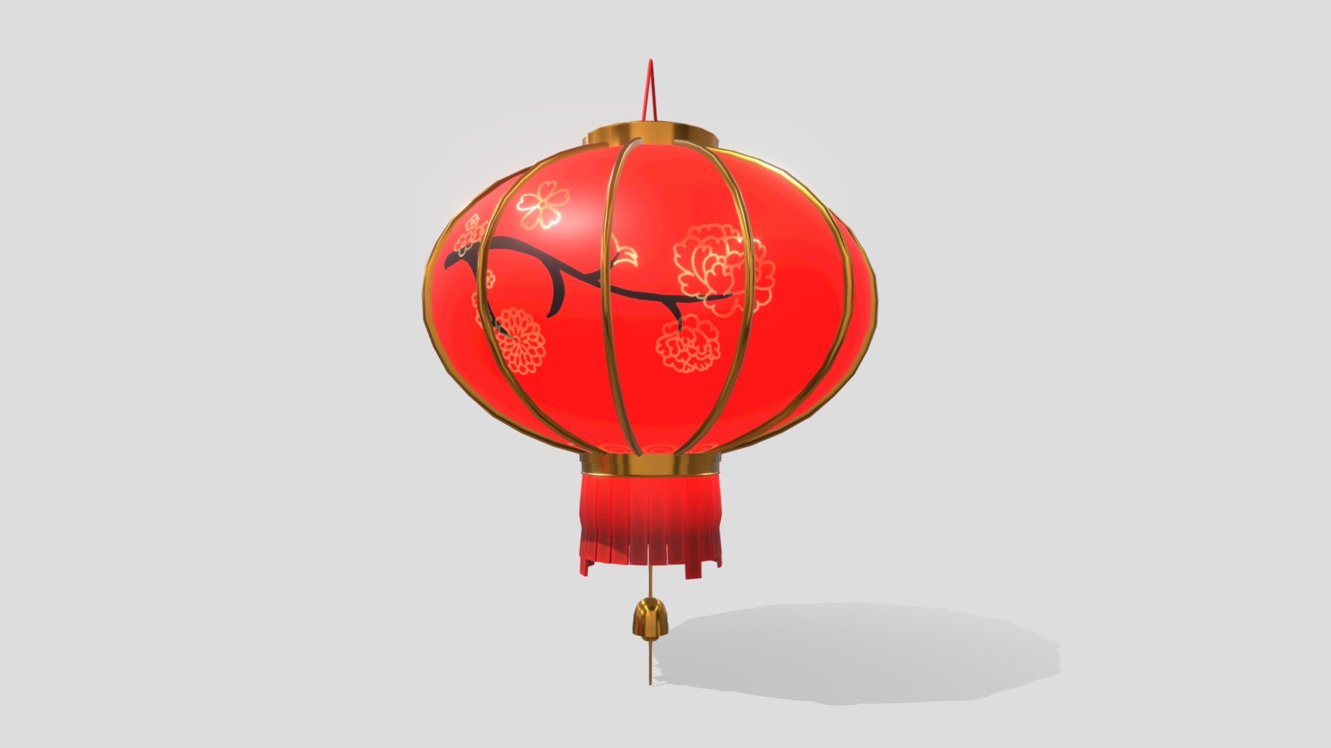 Stylised decorative hanging red lantern, used during the Chinese New Year celebrations.

Login to STB’s Tourism Information &amp; Services Hub for free downloads:
https://tih.stb.gov.sg/content/tih/en/marketing-and-media-assets/digital-images-andvideoslisting/digital-images-and-videos-detail.1042a4947059be6444786d74ca7a45f6b1f.Chinese+Lantern.html - Chinese Lantern - 3D model by STB-TC 3d model