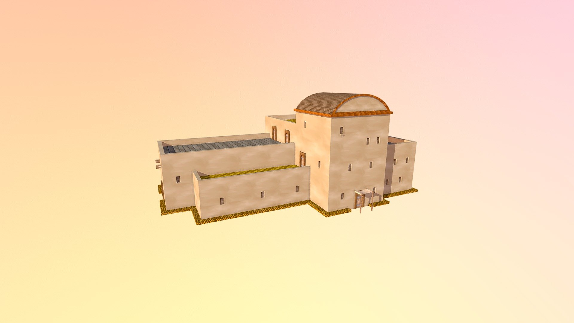 Desert House for Game&hellip; - Desert House A - Buy Royalty Free 3D model by loriserio 3d model