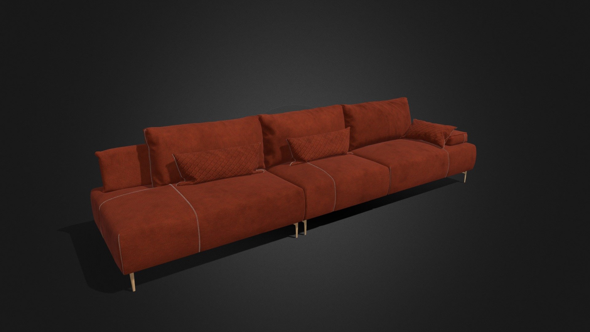 3d model of a Sofa Saks. (PBR texture )

This product is made in Blender and ready to render in Cycle. Unit setup is metres and the models are scaled to match real life objects. 

The model comes with textures and materials and is positioned in the center of the coordinates system.


No additional plugin is needed to open the model.




Notes:



Geometry: Polygonal

Textures: Yes 

Rigged: No

Animated: No

UV Mapped: Yes

Unwrapped UVs: Yes, non-overlapping


Bake normal map




Note: don't forget to take a few seconds to rate this product, your support will allow me to continue working .
Thanks in advance for your help and happy blending!




Hope you like it! Thank you!



My youtube channel : https://www.youtube.com/toss90 - Sofa SAKS - Buy Royalty Free 3D model by Toss90 3d model