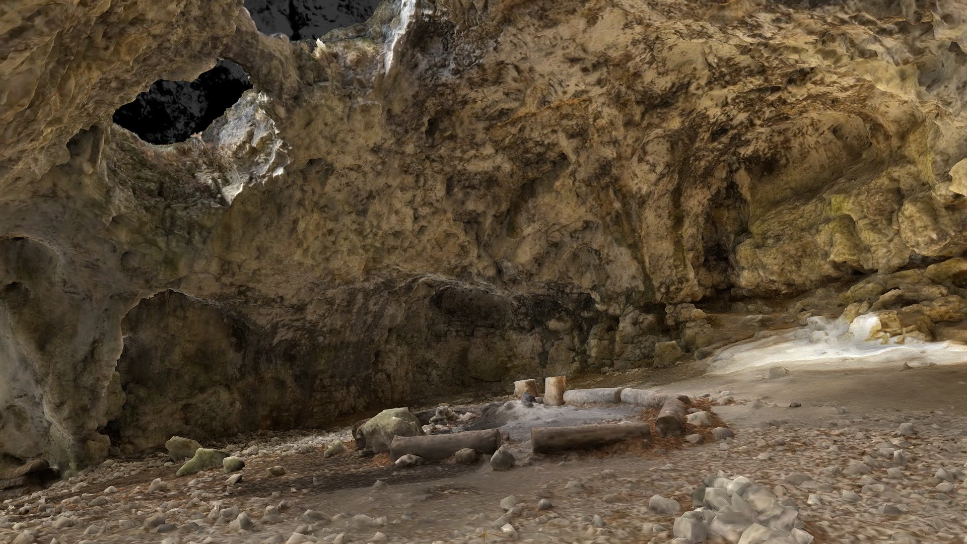 Photogrammetry of the cave &ldquo;Brillenhöhle