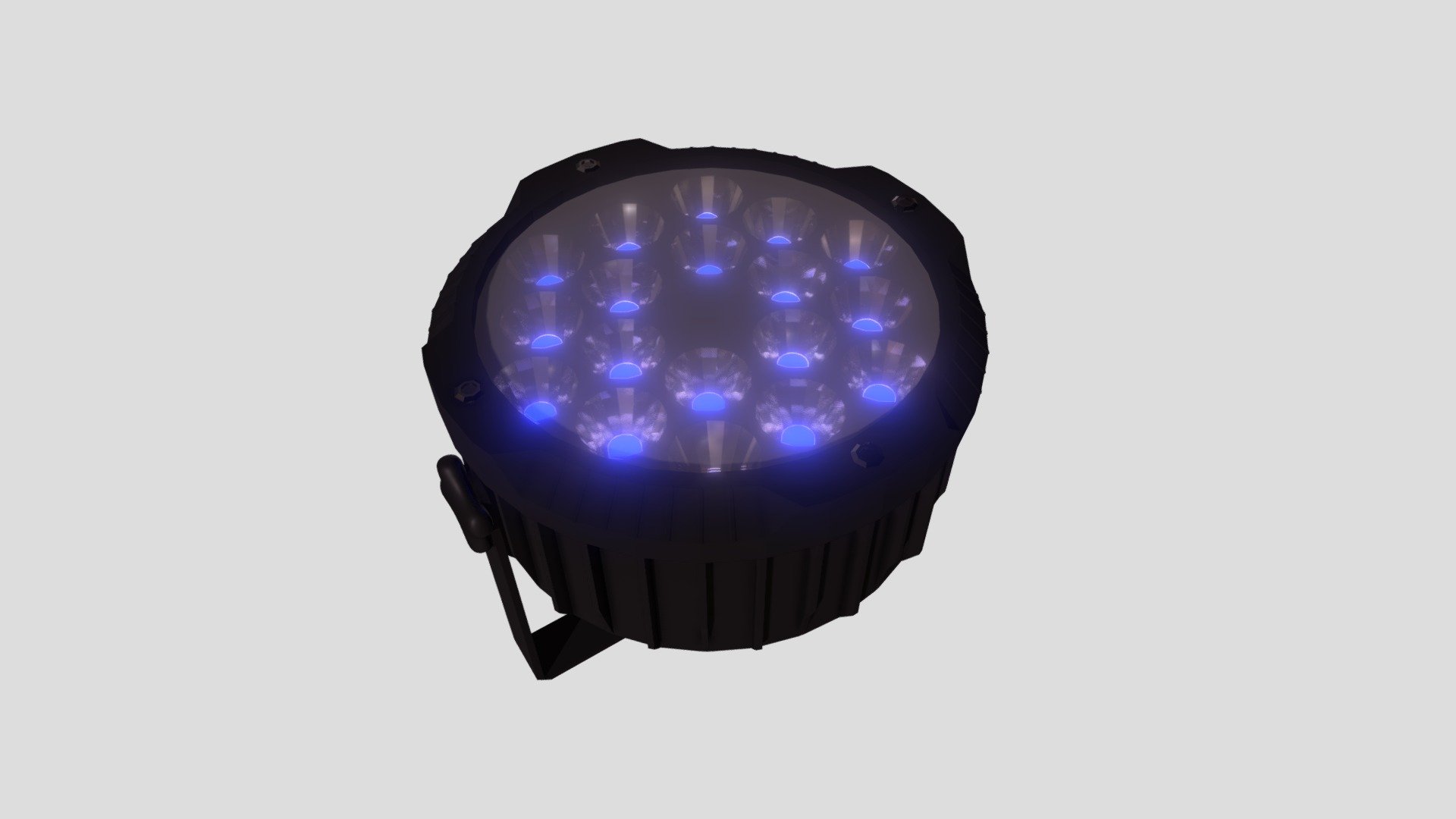 Simple LED headlight - Vector Silent Par Lamp - Download Free 3D model by CN Entertainment (@cn-entertainment) 3d model