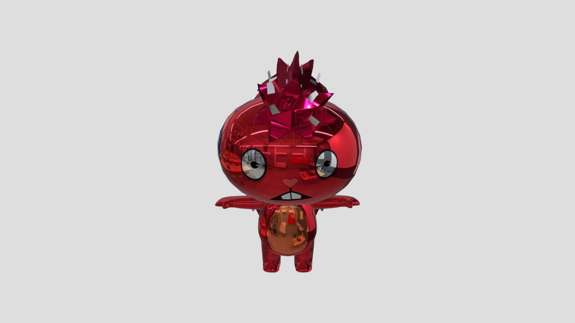 PC Computer - Happy Tree Friends False Alarm v2 - 3D model by toothy animation 2 (@jamal.gales) 3d model