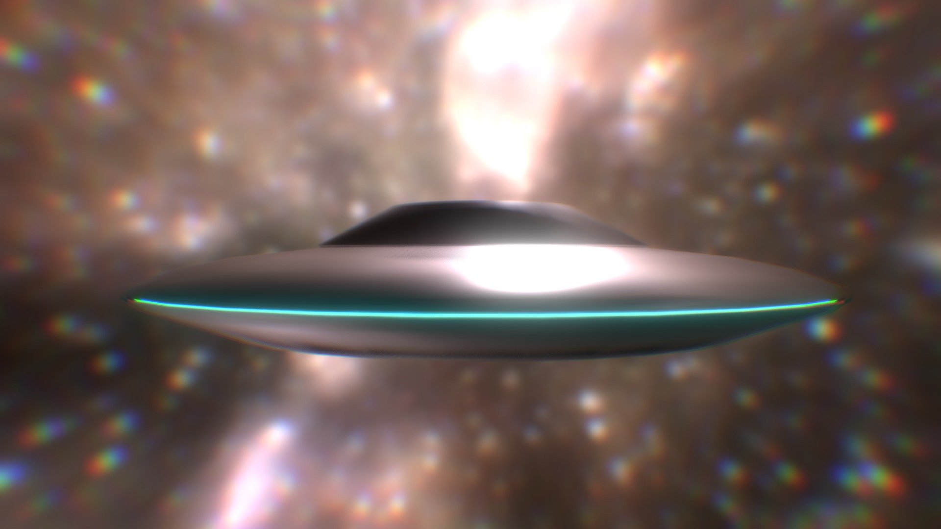 A really simple ufo - UFO - Download Free 3D model by AkuVai 3d model