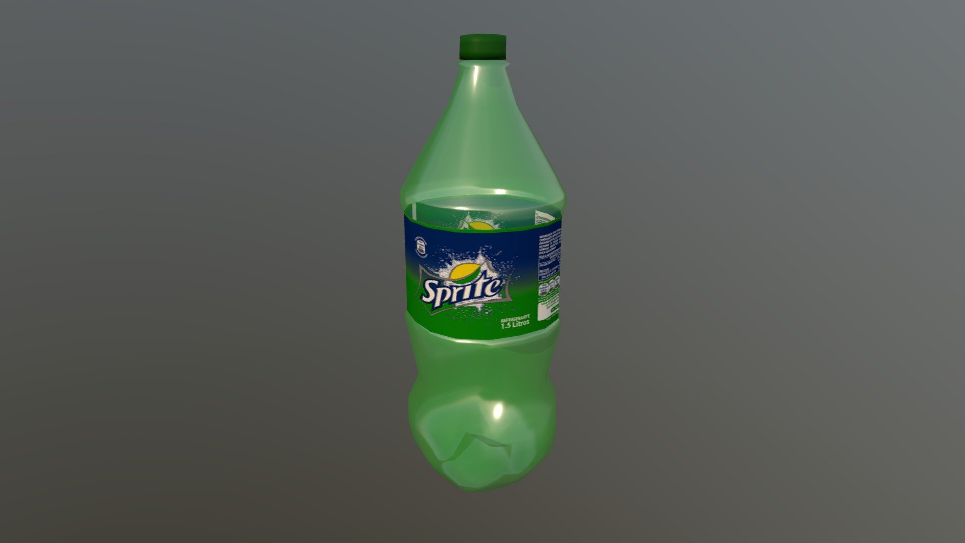 This is a 3D Sprite bottle modeled for an-in class project 3d model