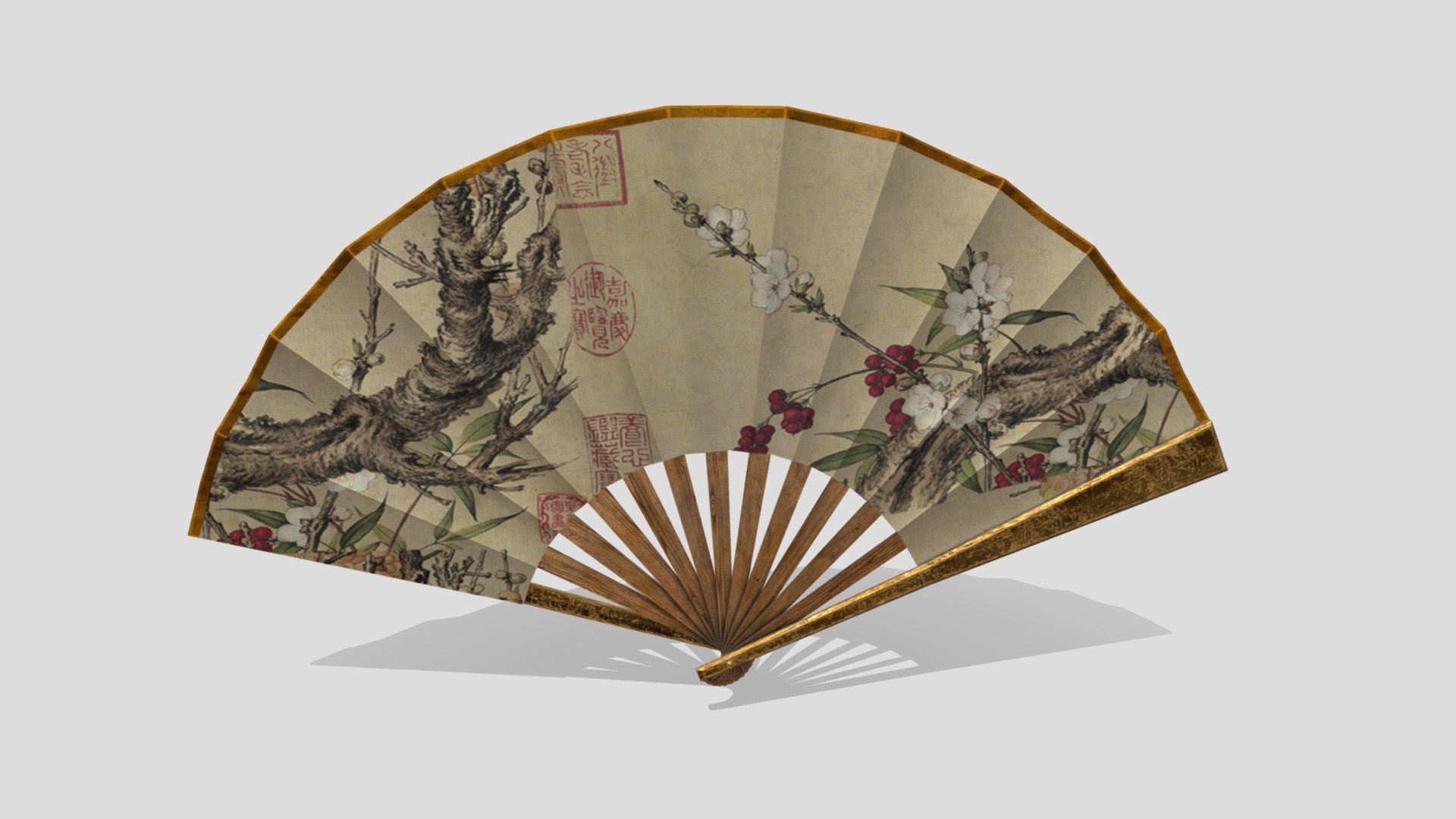 With animation*1

In addition to the base texture, it contains a rough, metallic, and ambient light three-channel texture - Folding fan - Buy Royalty Free 3D model by Lu Long zhang (@zhanglulong55) 3d model