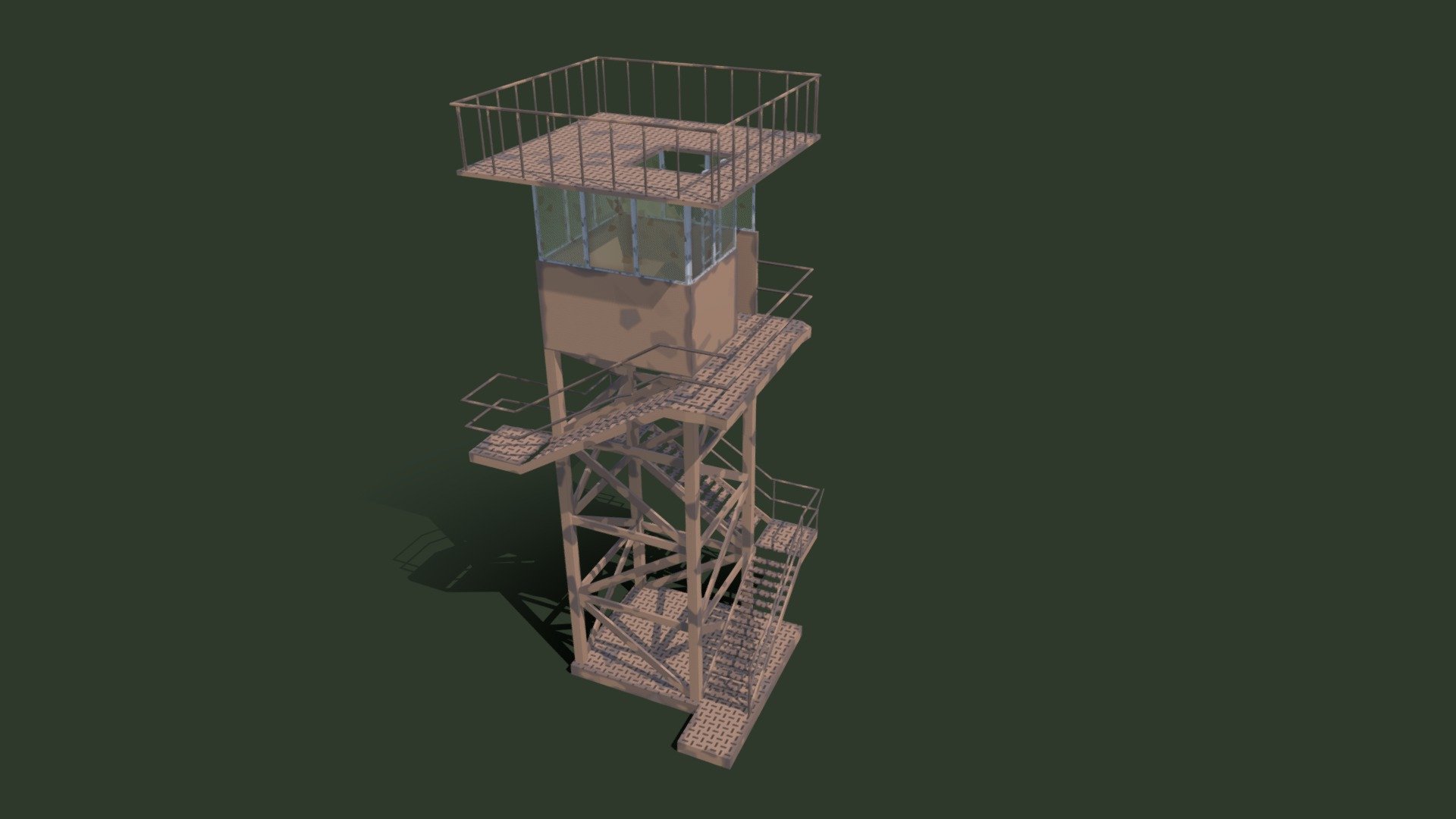 Watchtower - 3D model by Exsp 3d model