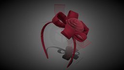 Floral Hair Fascinator hat, jewellery, victorian, theatre, cute, mesh, flower, cloth, , vintage, fashion, british, accessories, ar, gothic, accessory, filter, floral, lace, net, bows, instagram, old-fashioned, headwear, headband, tulle, hairband, fashion-style, fashionable, low-poly, lowpoly, instagramfilter, fascinator, toque, fascinators, royas