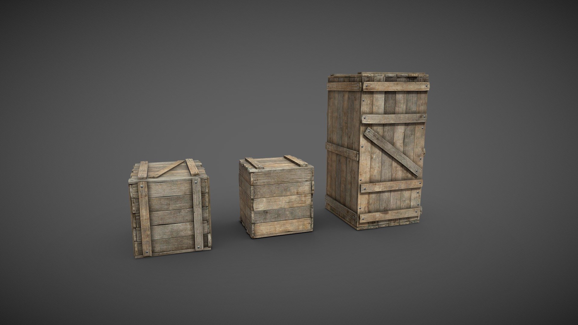 Wooden Boxes




Low-poly

Textures are in PNG format 2048x2048 PBR metalness 1 set

Best to use as background prop
 - Wooden Boxes - Download Free 3D model by MaX3Dd 3d model