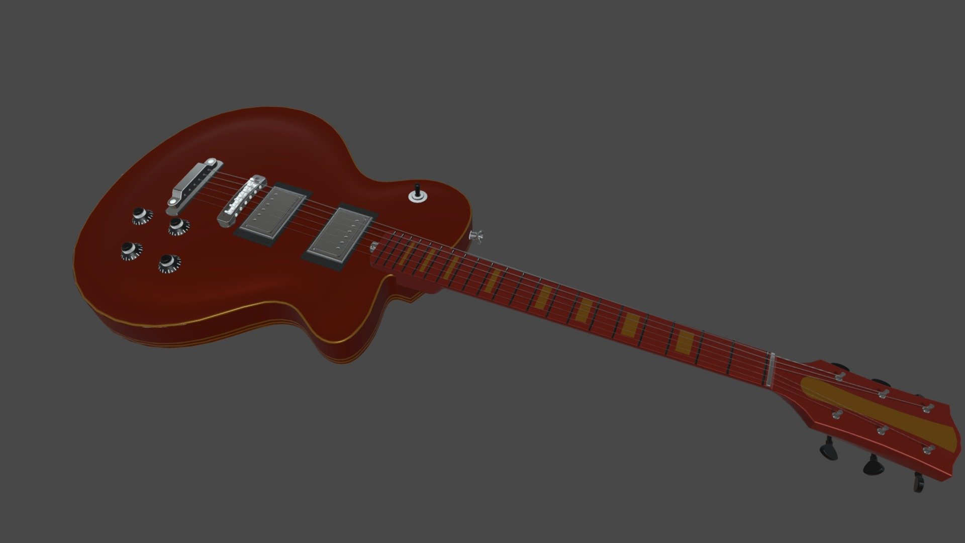 Gitar 3d model - Gitar - Buy Royalty Free 3D model by 3DDomino 3d model