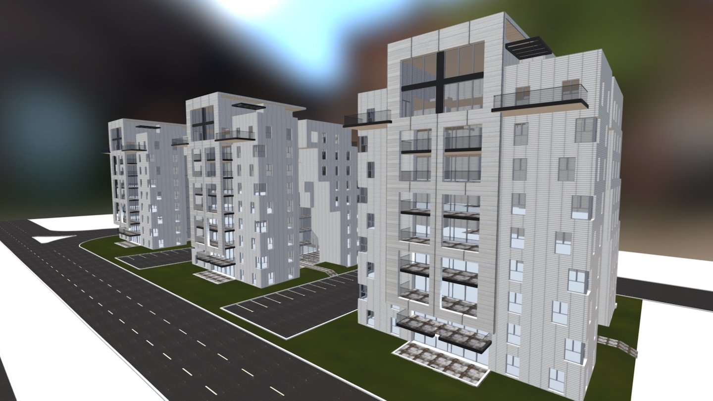 Condominium 02 - 3D model by Trevor Mizzi (@tmizzi) 3d model