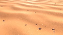 Desert Sand 3 With Pebbles orange, desert, sand, yellow, wavy, sparkly, texture, material, light