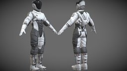 Astronaut Spacesuit Generic Sci Fi Space Suit In suit, sr71, nasa, sci, generic, physics, boots, astronaut, crew, science, spacesuit, wear, gloves, helmet, sci-fi, space