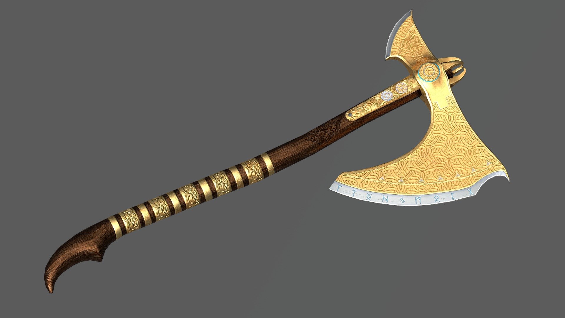 Game asset Viking axe, ready for UE4.
Texture resolution: 2048x2048 3d model