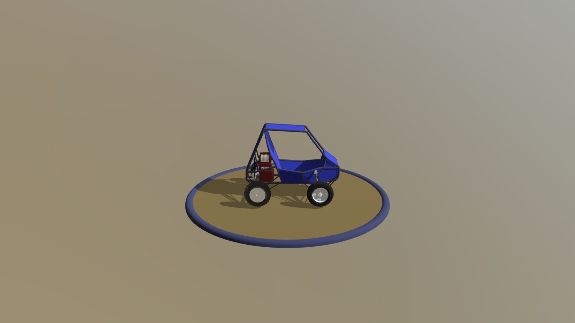My first car off-road buggy Baja Sae Model - Baja Sae Model Buggy - 3D model by jacksonemanuell 3d model