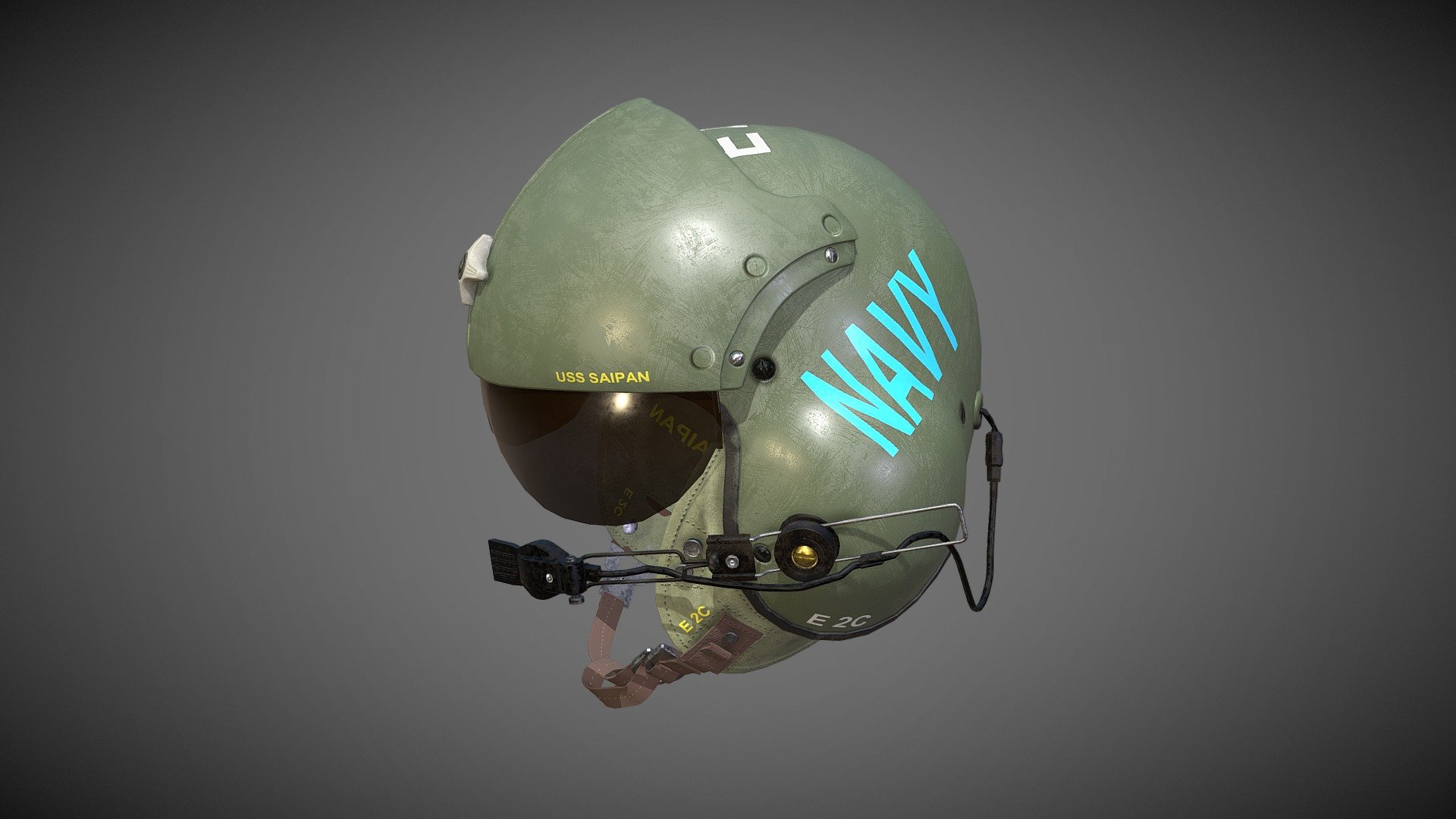 Model in Maya, Detail &amp; Texturer in Substance Painter, Zbrush.
i hope you like my work. C&amp;C Most welcome ;-) - Army Helmet | USS SAIPAN - Download Free 3D model by ipoprock 3d model