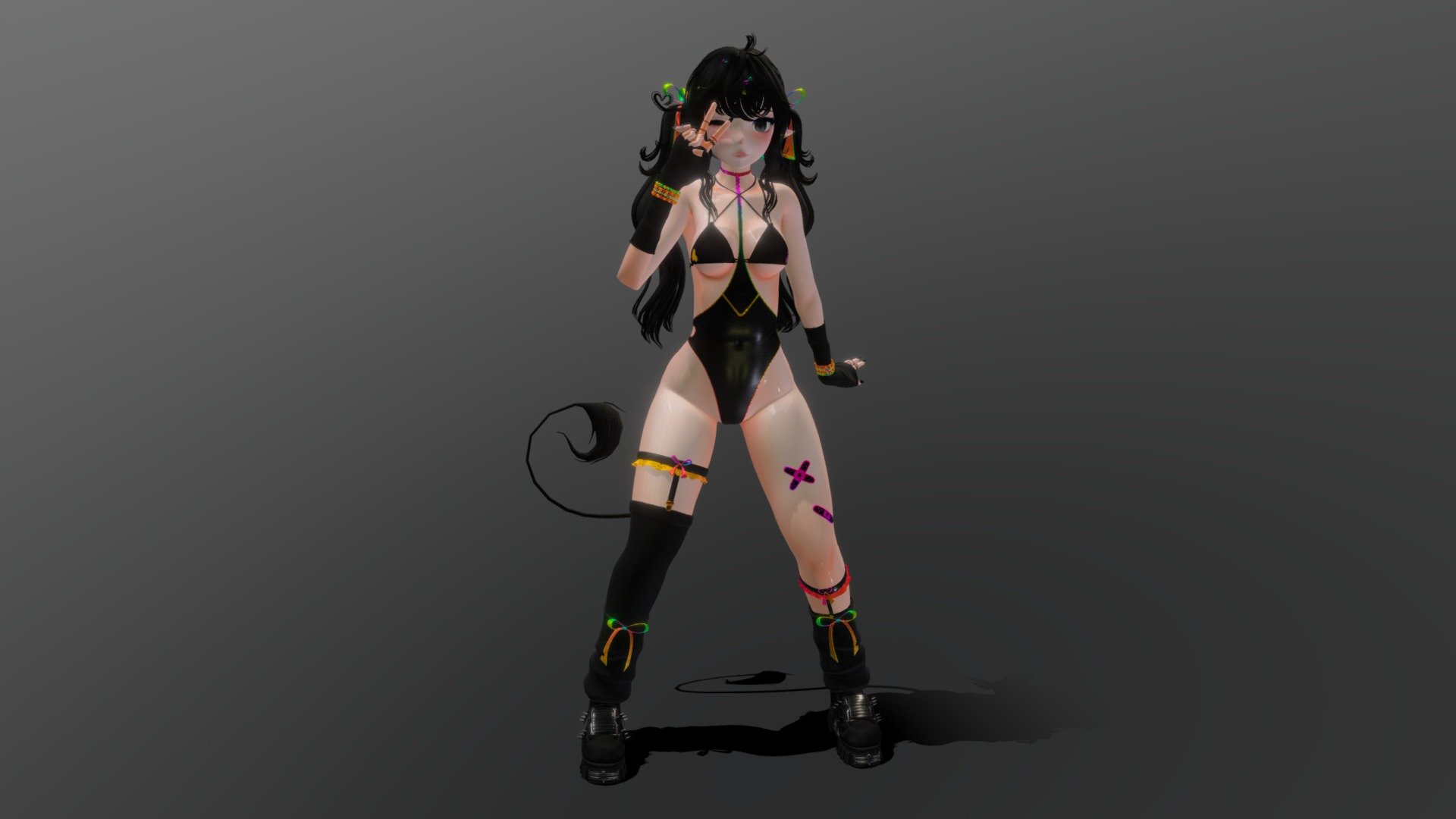 This a preview of my avatar Aria Hope ya'll enjoy! ❤️
If you'd like to see more of my progress n making of assets n avatars be sure to join my Discord: https://discord.gg/u2APZHGezK and Twitter: https://twitter.com/Ana_Ram1515 - ~Aria~ - 3D model by Ana_Ram1515 3d model