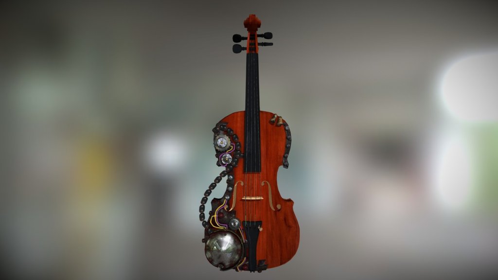 Violin+ 5 - 3D model by yukaokabe 3d model