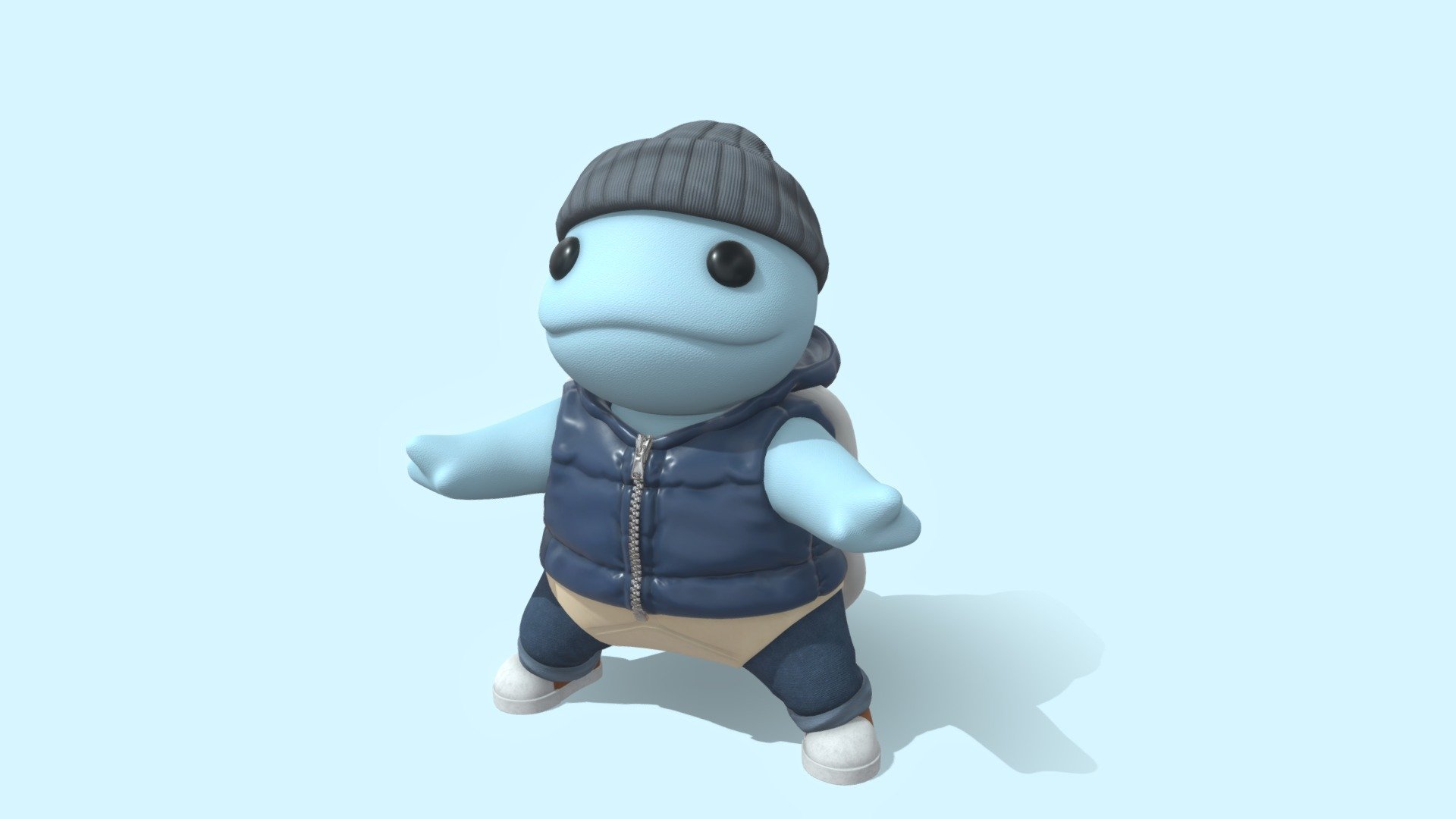 This model is suitable for  Render, 3D printing
This model has a clean geometry based on Polygonal quads only.
Textures provided with 4k high resolution (Base Color, Roughness, Metalness, Normal) - Squirtle - Buy Royalty Free 3D model by Einel Team (@linhlannguyenhcm) 3d model