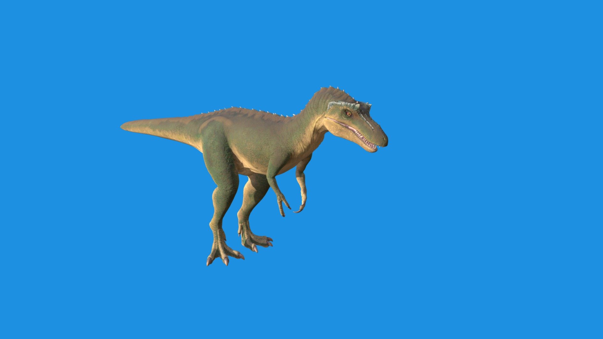 Simple rebuilt for this dinosaur 
&ldquo;Qianzhousaurus
