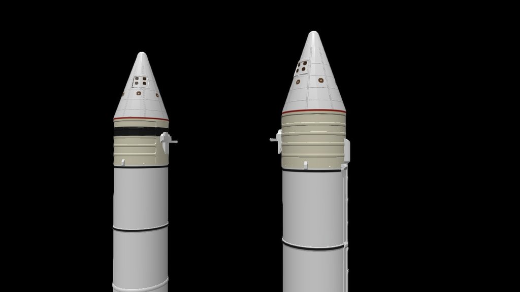 Solid Rocket Boosters (SRB's) - 3D model by ArcturusVFX 3d model