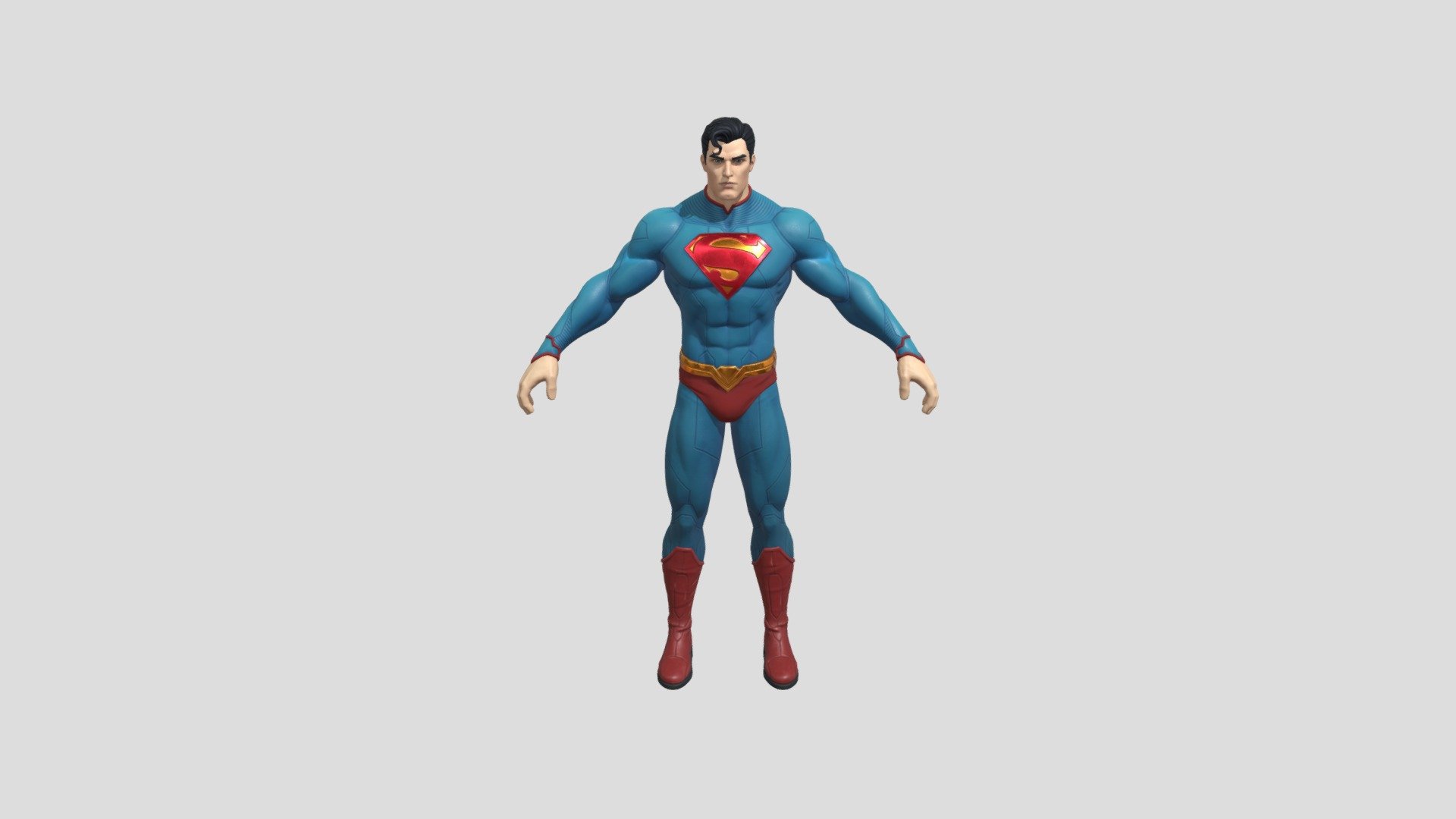 Superman - Download Free 3D model by TheSitthikorn 3d model