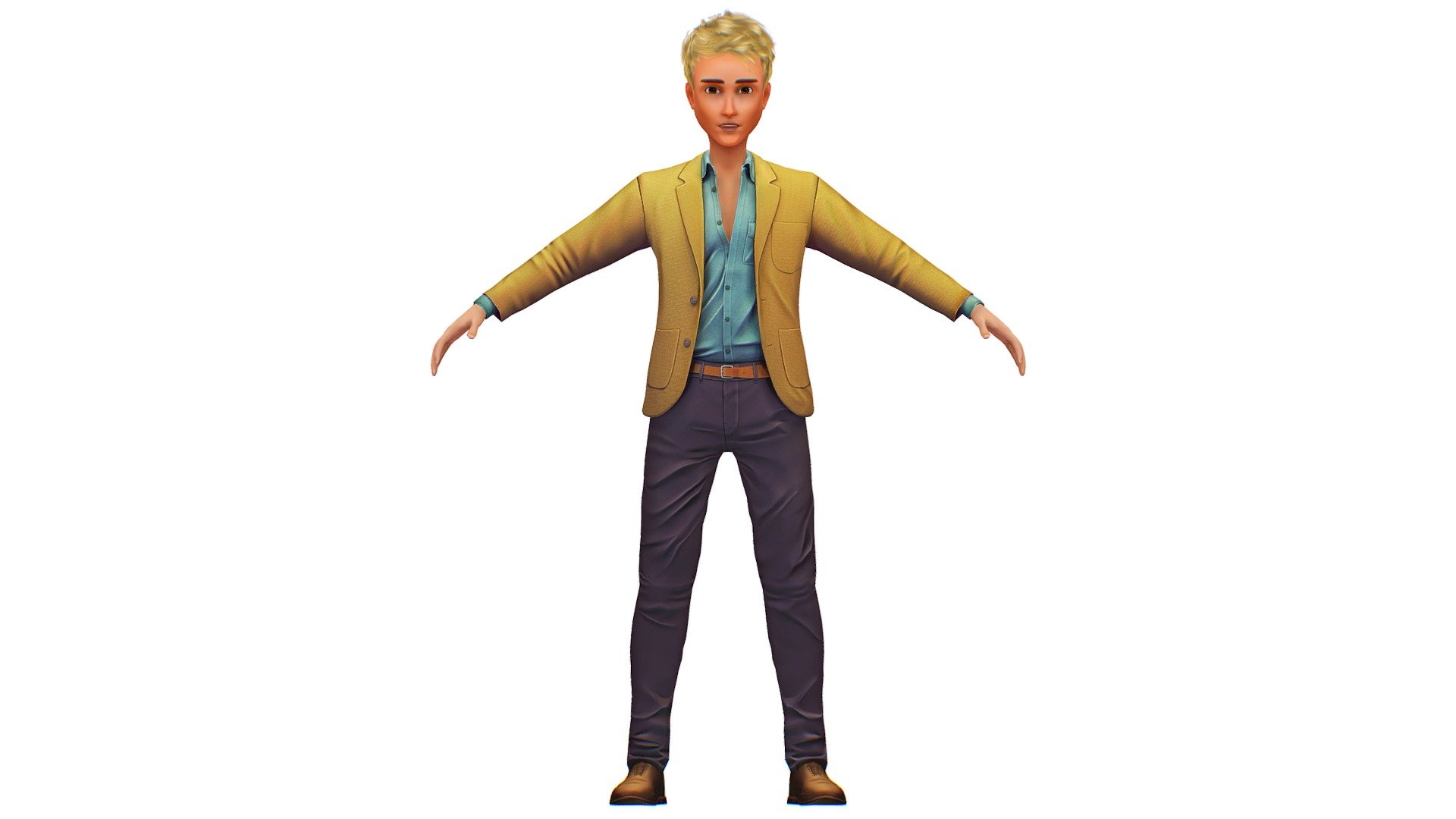 you can combine and match othercombinations using the collection: - Young Man Beige Jacket and Jeans - Buy Royalty Free 3D model by Oleg Shuldiakov (@olegshuldiakov) 3d model