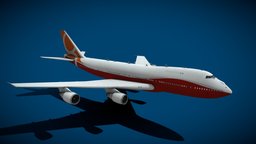 AirPlan Fully rigged airliner, unreal, classic, obj, fbx, airplanes