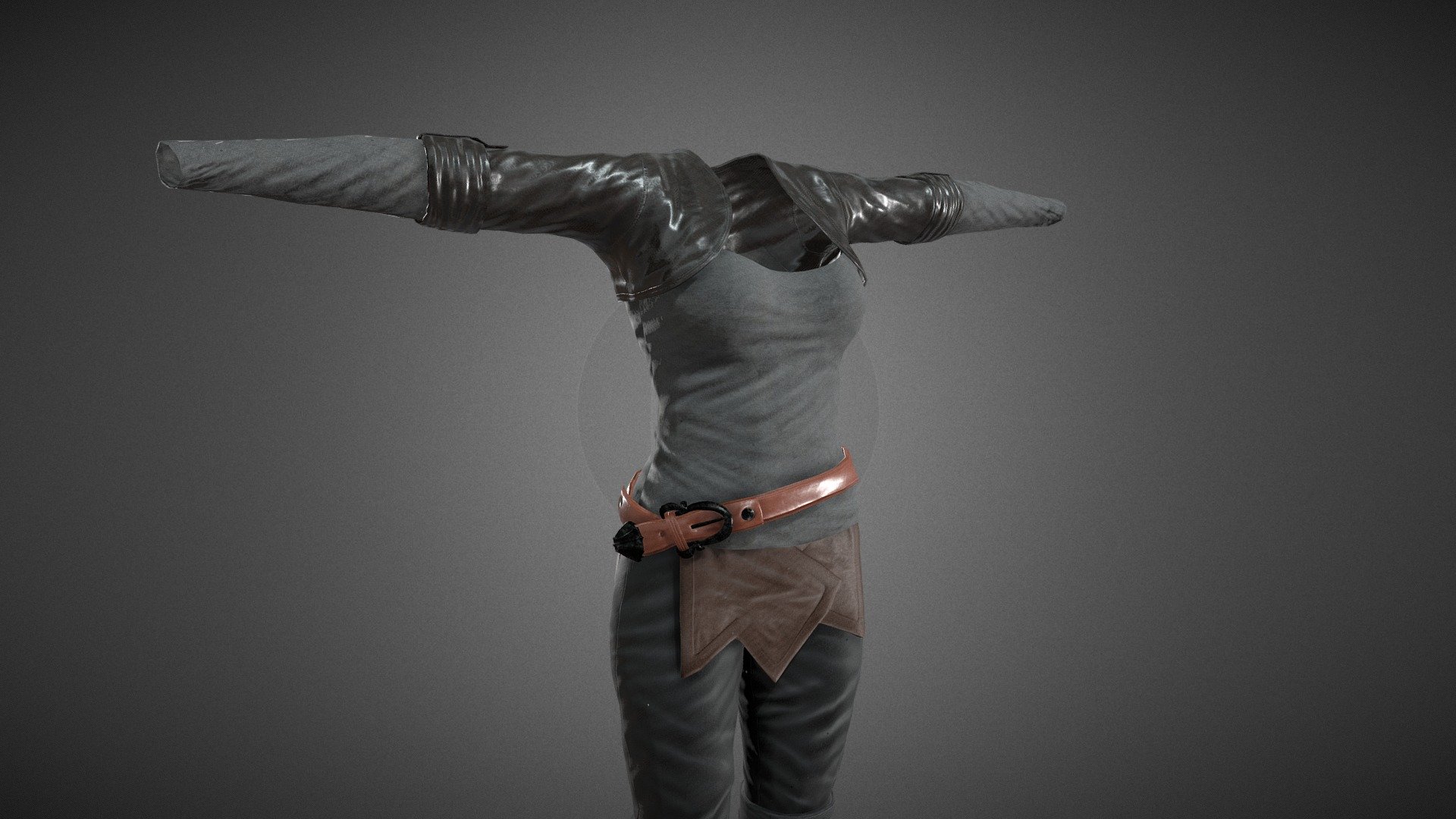 CG StudioX Present :
Female Survivor Outfit lowpoly/PBR




This is Female Survivor Outfit Comes with Specular and Metalness PBR.

The photo been rendered using Marmoset Toolbag 3 (real time game engine )


Features :



Comes with Specular and Metalness PBR 4K texture .

Good topology.

Low polygon geometry.

The Model is prefect for game for both Specular workflow as in Unity and Metalness as in Unreal engine .

The model also rendered using Marmoset Toolbag 3 with both Specular and Metalness PBR and also included in the product with the full texture.

The product has ID map in every part for changing any part in the model .

The texture can be easily adjustable .


Texture :



ALL Texture [Albedo -Normal-Metalness -Roughness-Gloss-Specular-ID-AO] (4096*4096)

Three objects (Top-Pants-Boots) each one has it own UV set and textures.


Files :
Marmoset Toolbag 3 ,Maya,,FBX,OBj with all the textures.




Contact me for if you have any questions.
 - Female Survivor Outfit - Buy Royalty Free 3D model by CG StudioX (@CG_StudioX) 3d model