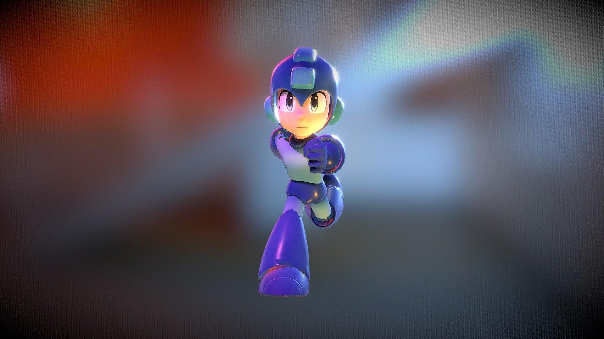 This series of games&hellip; SO GOOD.

Megaman 11 is out this year on the Nintendo Switch, and I cannot wait - this fan art proved an awesome challenge with which to skillup, and explore the animation process a bit more deeply.

Music is from Megaman (NES) - &lsquo;Cut man'.  

Character sculpt, retopo, normals baked and textures painted in 3DCoat. Model rigged and animated in Blender 3d model