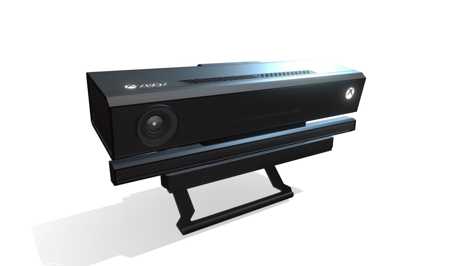 Microsoft Xbox One Kinect 2 V2 with screen support - Kinect 2 - Buy Royalty Free 3D model by Agence 3D (@Samyghannouchi) 3d model
