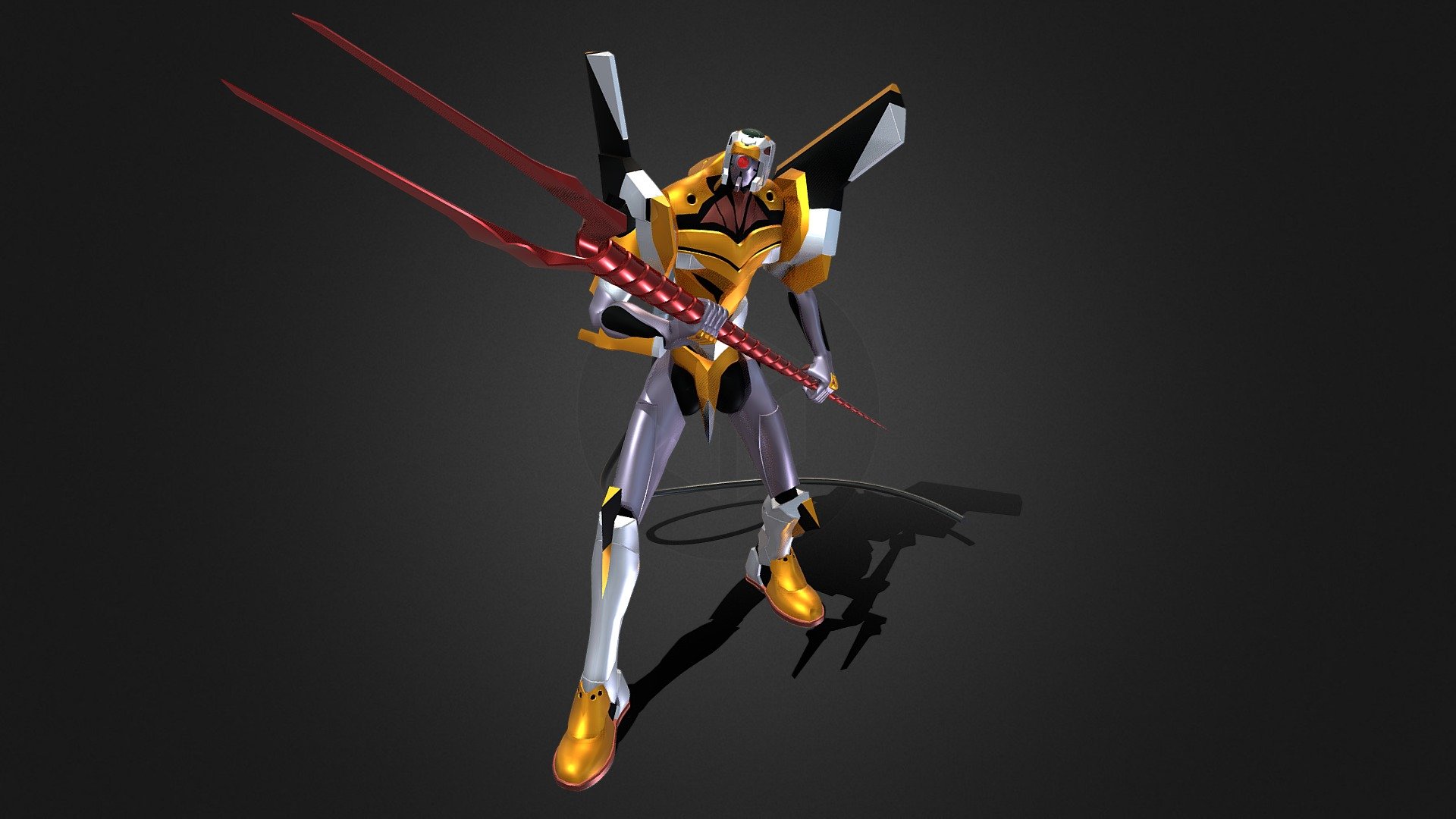 If you’re interested in purchasing any of my models, contact me @ andrewdisaacs@yahoo.com

Evangelion Unit 00 as seen from the anime Neon Genesis Evangelion.

Made in 3DS Max by myself 3d model