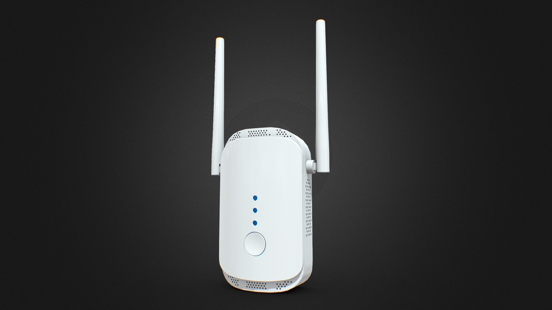 Wifi Repeater 3D Model by ChakkitPP.




This model was developed in Blender 2.90.1

Unwrapped Non-overlapping and UV Mapping

Beveled Smooth Edges, No Subdivision modifier.


No Plugins used.




High Quality 3D Model.



High Resolution Textures.

Polygons 3683 / Vertices 3877

Textures Detail :




2K PBR textures : Base Color / Height / Metallic / Normal / Roughness / AO

File Includes : 




fbx, obj / mtl, stl, blend
 - Wifi Repeater - Buy Royalty Free 3D model by ChakkitPP 3d model
