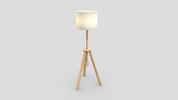Lauters Floor Lamp With Led Bulb plant, sofa, cabinet, sence, chair