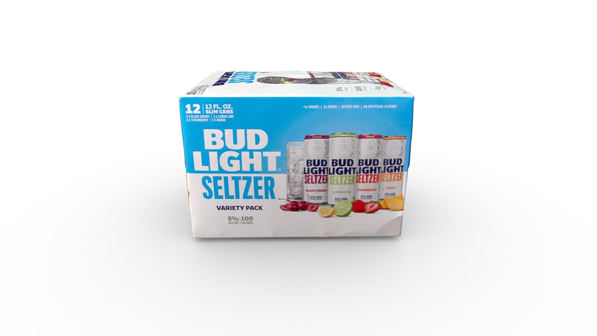 3D Scan of a 12 Pack of Bud Light Seltzers

Introducing Bud Light Seltzer: An easy-drinking hard seltzer with a hint of delicious fruit flavor. Bud Light makes their hard seltzer with a unique process made to deliver the most refreshing taste possible 3d model