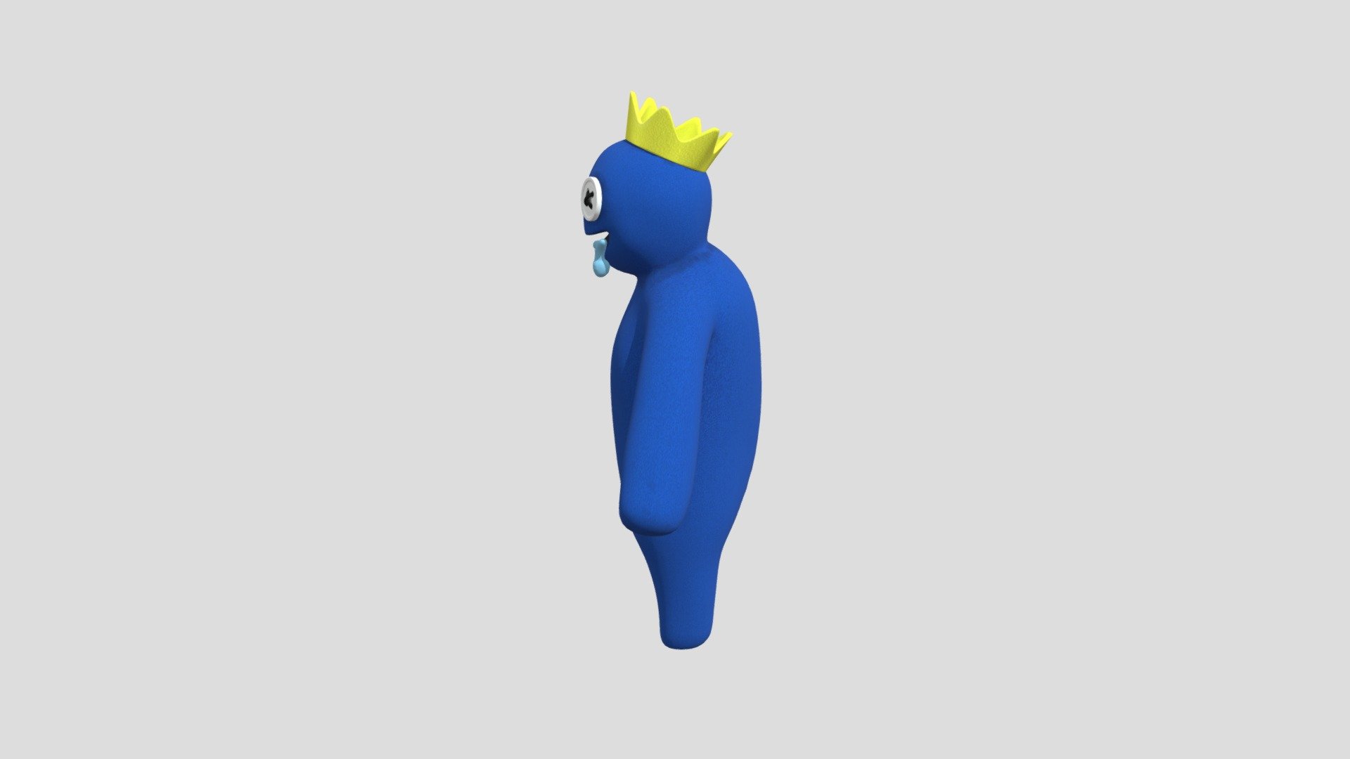 blue - blue (rainbow friends) - Download Free 3D model by Enzogolcalves 3d model