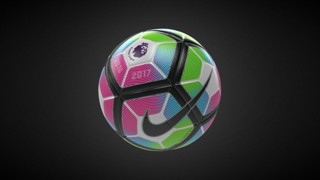 Nike Ordem 4 Premier League 2016/2017 Football  This is a highly detailed 3d model of the Official Match Ball for the 2016/2017 English Premier League season  Availible to buy at -link removed- - Nike Ordem 4 Premier League Football - 3D model by LSozzo (@shared3d) 3d model