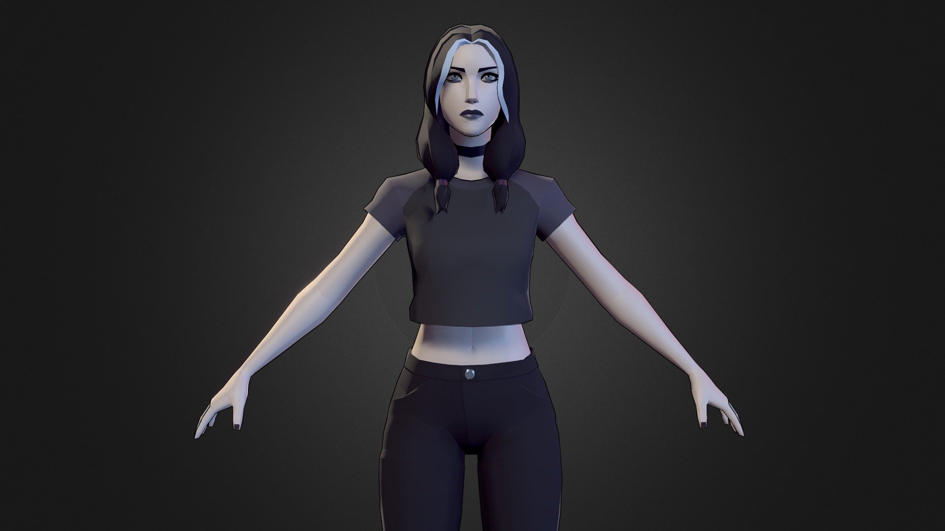 Gameready lowpoly character with customizable outfit, optimized materials, and basic blendshapes for facial expressions

*** Includes character customization demo (Unity3D)**

Features:




Humanoid rig compatible with Unity Engine's Mecanim

Modular parts

Uses a single material with a lightweight atlas texture

Primary UV uses an atlas texture for optimized performance

Secondary UV is fully unwrapped

Customization options:




5 hairstyles

1 neck accessory

21 shirts and jackets combinations

3 gloves

1 pants/shorts

4 shoes

Videos




Animation tests: https://www.youtube.com/watch?v=4q_jPVK0PO8

Customization sample: https://www.youtube.com/watch?v=5NkvTmiI-jc



 - Milena - Lowpoly Customizable Character - Buy Royalty Free 3D model by Rukha93 3d model