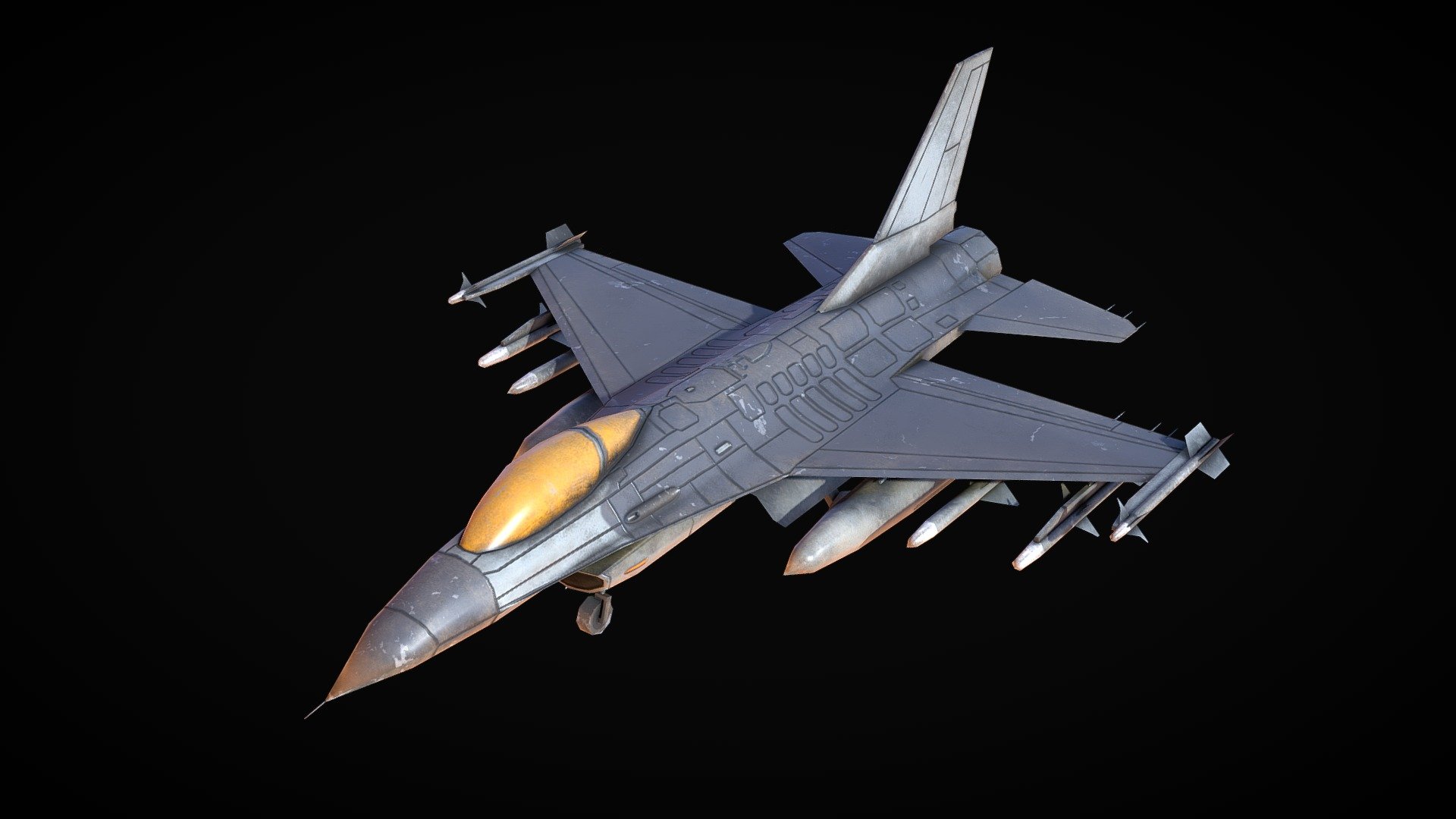 F-16 - 3D model by GN17 (@G-Lin) 3d model