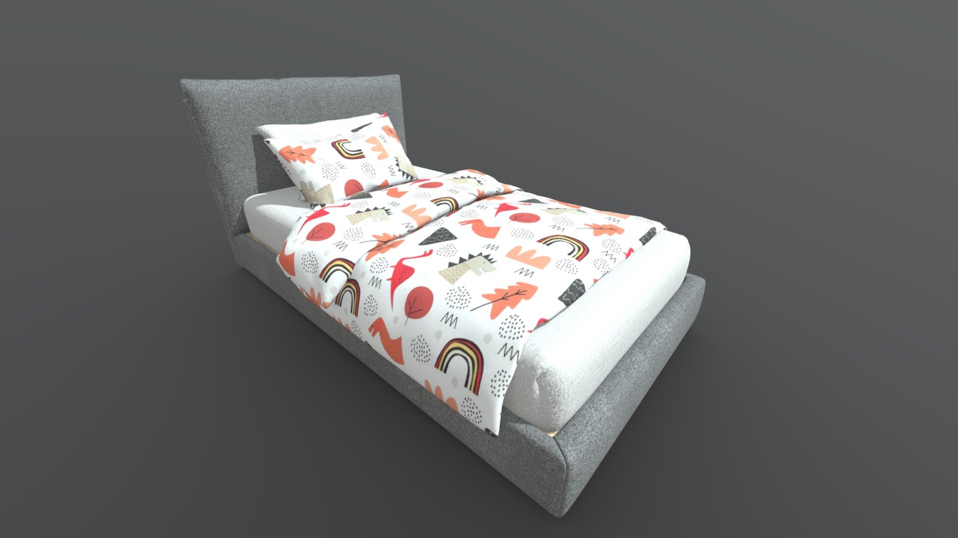 Game Ready Individual Bed, very optimized for Unreal and Unity the same for diferent purposes AR or Renderer.

2048 k Textures Diffuse - Normal - Ambient Oclussion.

2 channel for UVs and lightmap baking.

Low File Size Not Ngons

If you need something, its a pleasure to help! Thanks for your purchase 3d model
