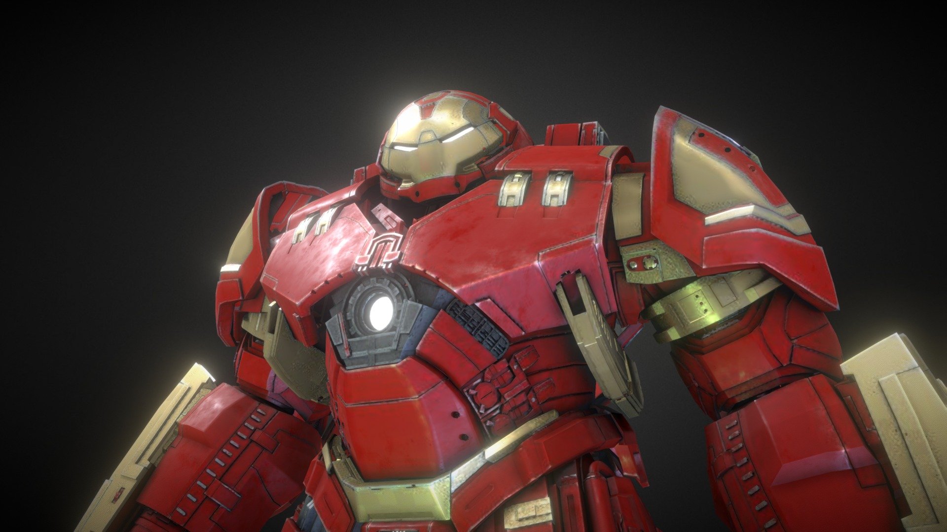 Hulkbuster - Download Free 3D model by GrandFX 3d model