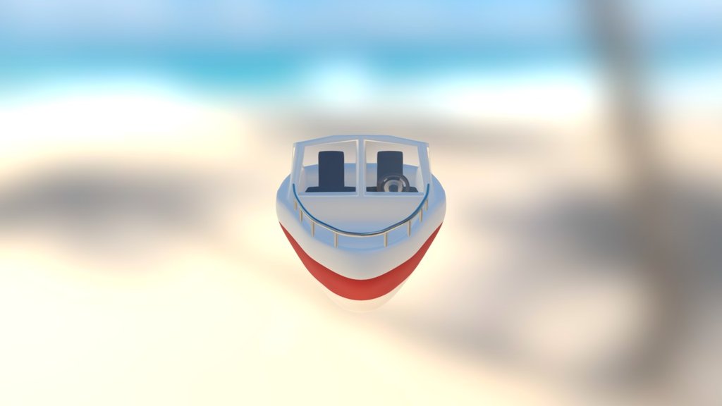 SpeedBoat - Download Free 3D model by hsinpa 3d model