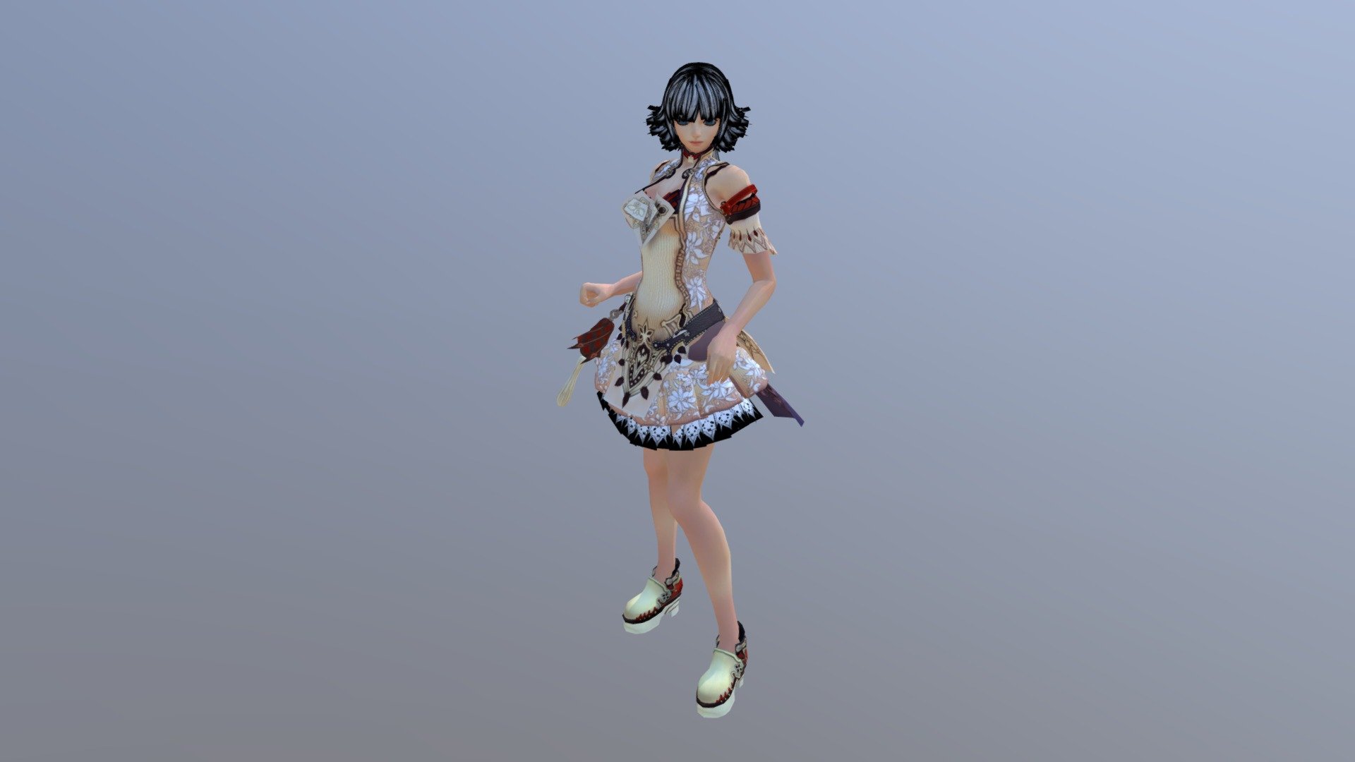 Source: http://www.cadnav.com/3d-models/model-41015.html - 3D model of cute anime girl - 3D model by CesPaul 3d model