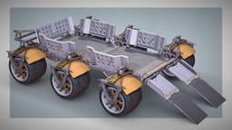 Mars Rover truck, substance, vehicle, pbr, substance-painter, modo