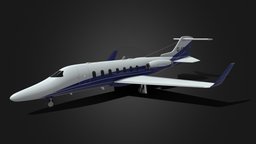 LearJet airplane, aircraft, privatejet, jetplane, learjet, private-plane, lear-jet, noai