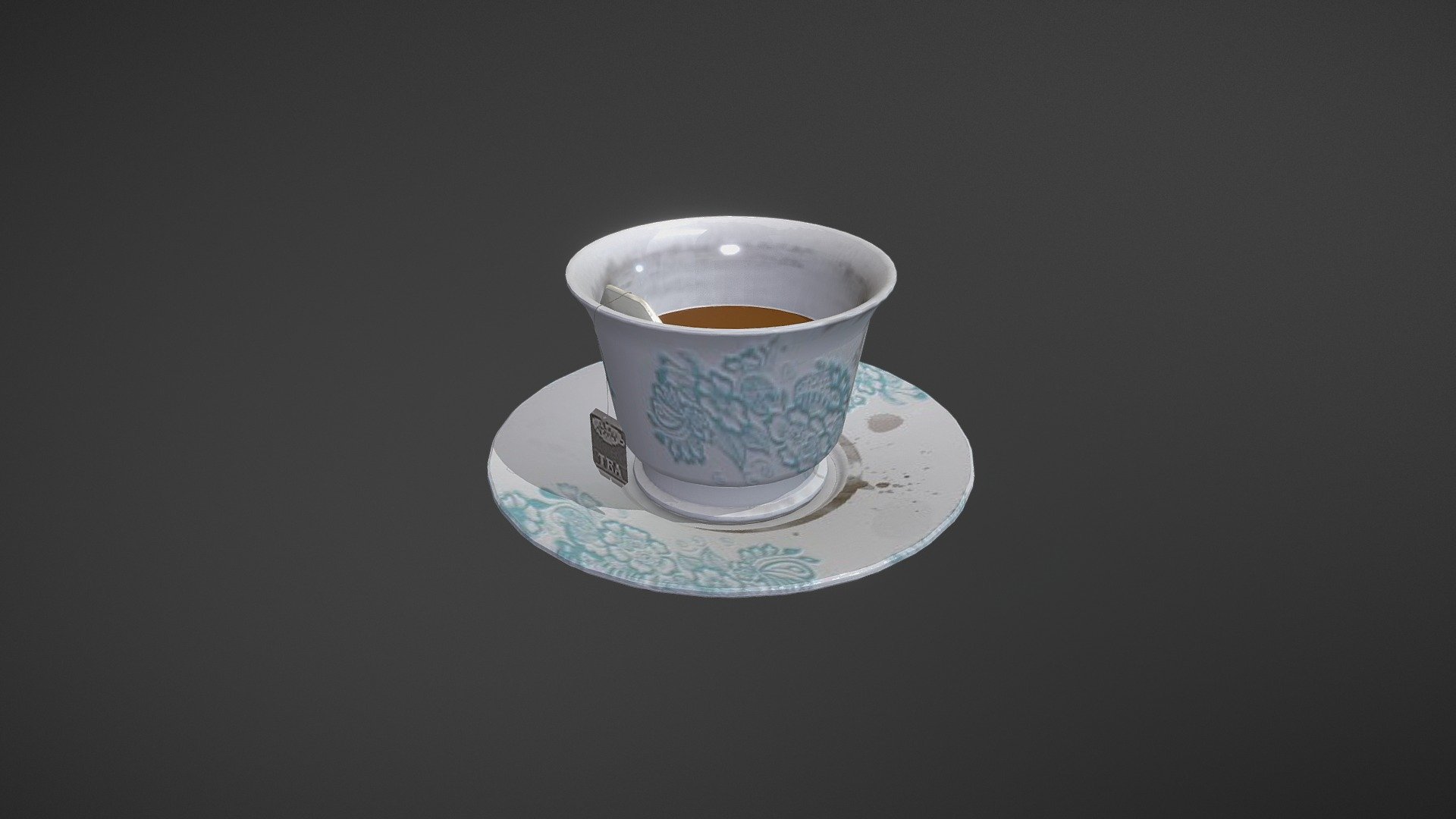 One of the assets I am going to use for my still life scene. Still getting familiar with Substance Painter and PBR, had some issues with painting the details (tea stains and such) because the colour on the asset does not really match the colour I chose 3d model