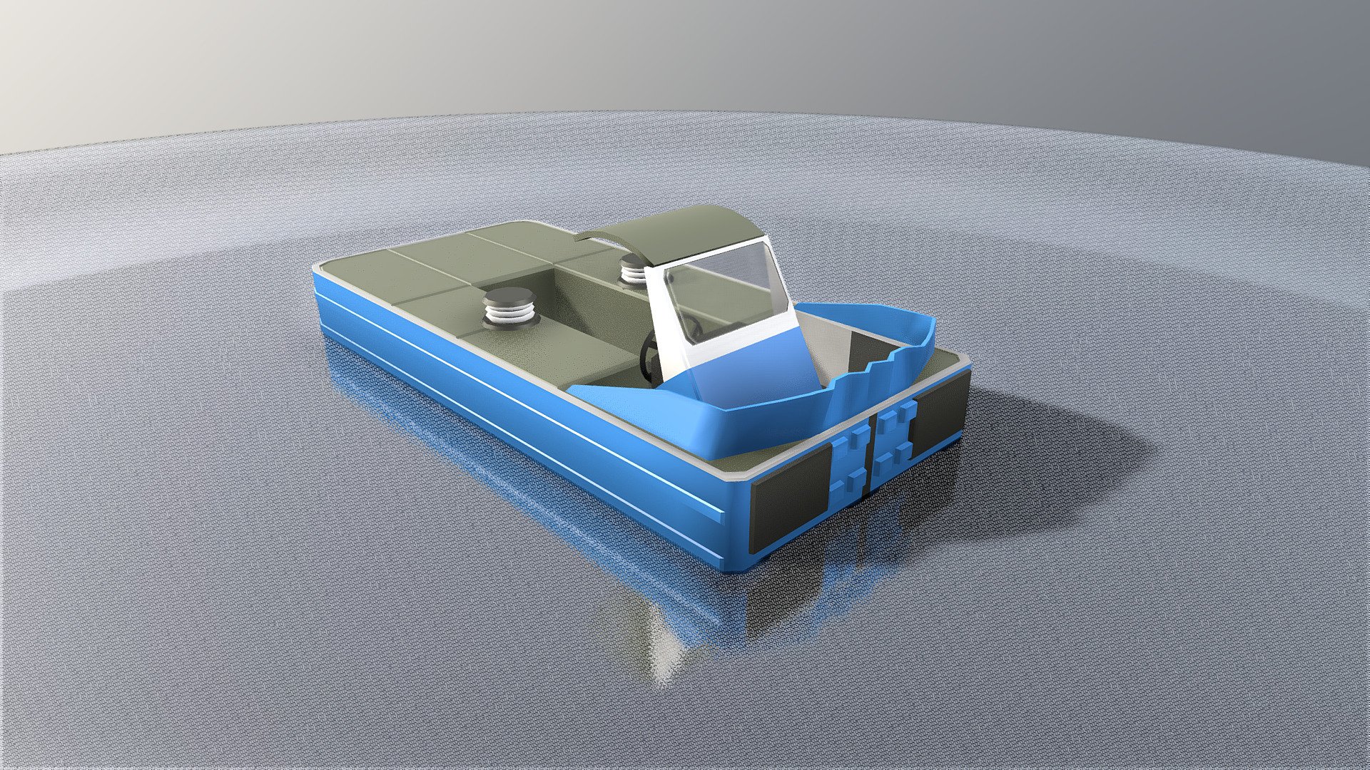 The small towboat (Schottel M Boot 3) from our Demolition Visualization Scenes 3d model